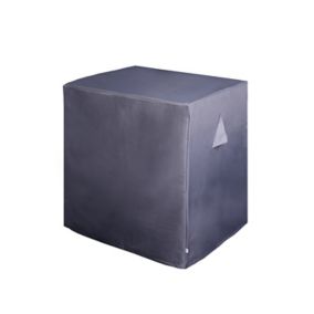GoodHome Hamilton Steel grey Rectangular Armchair cover 82cm(L) 91cm(H) 69cm(W)