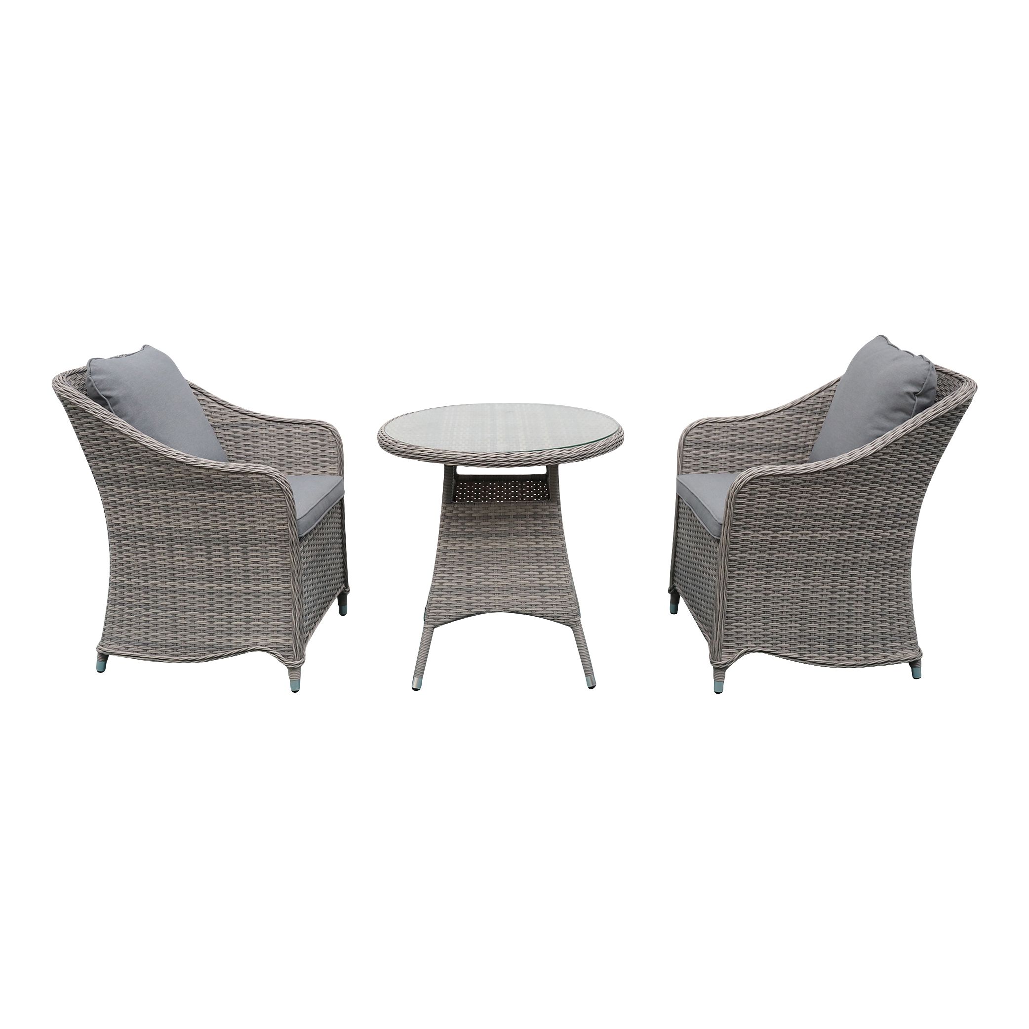 Hamilton Rattan effect 2 seater Bistro set