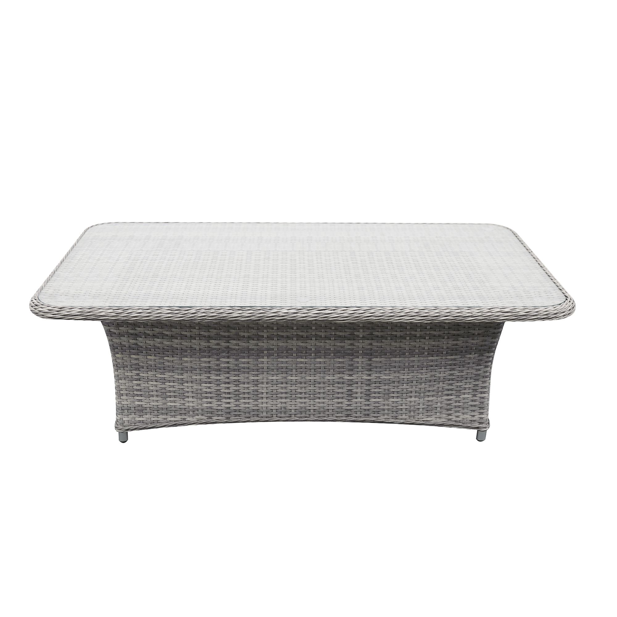 Hamilton rattan effect 6 seater coffee set discount