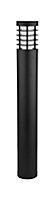 GoodHome Hampstead Contemporary Black Mains-powered 1 lamp Integrated LED Outdoor Post light (H)760mm