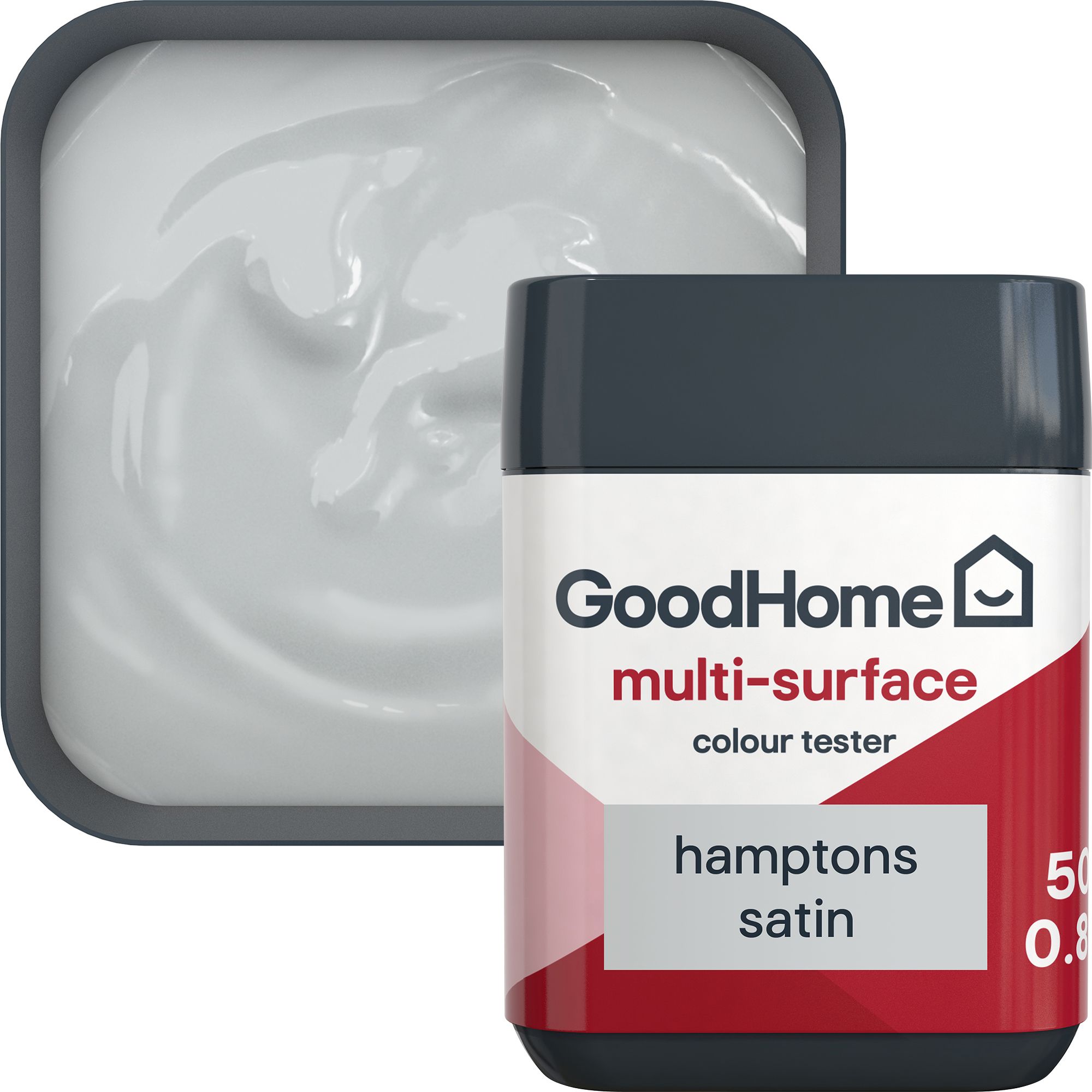 GoodHome Hamptons Satin Multi-surface paint, 50ml Tester pot