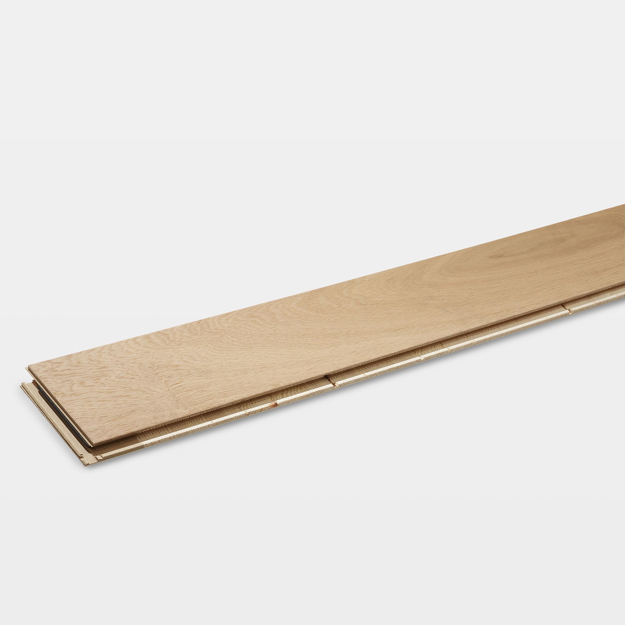 GoodHome Hedmark Natural Oak Real wood top layer flooring, 0.99m² Pack