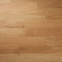 GoodHome Hedmark Natural Oak Real wood top layer flooring, 0.99m² Pack