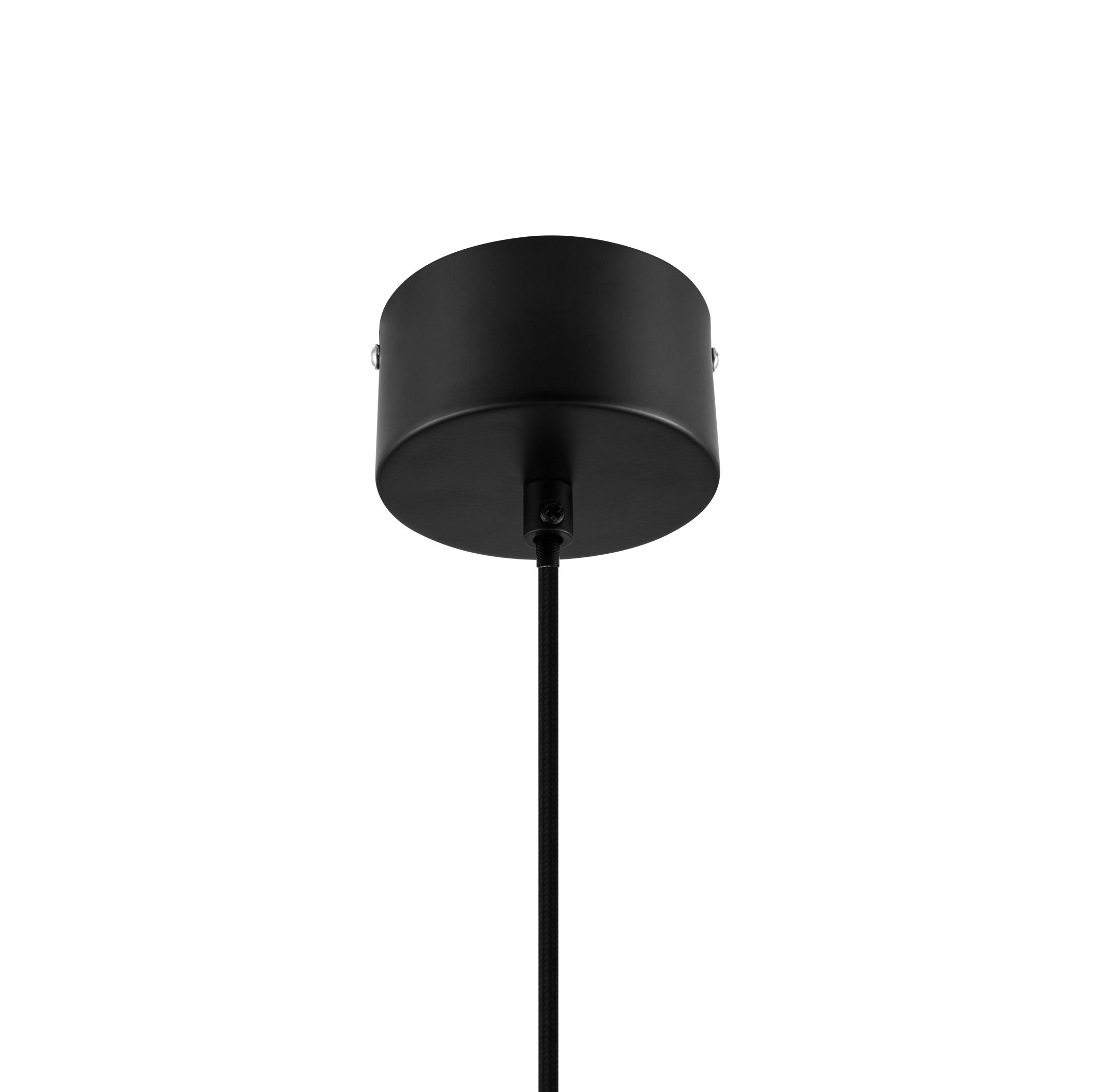 GoodHome Heyka Black Pendant ceiling light, (Dia)610mm