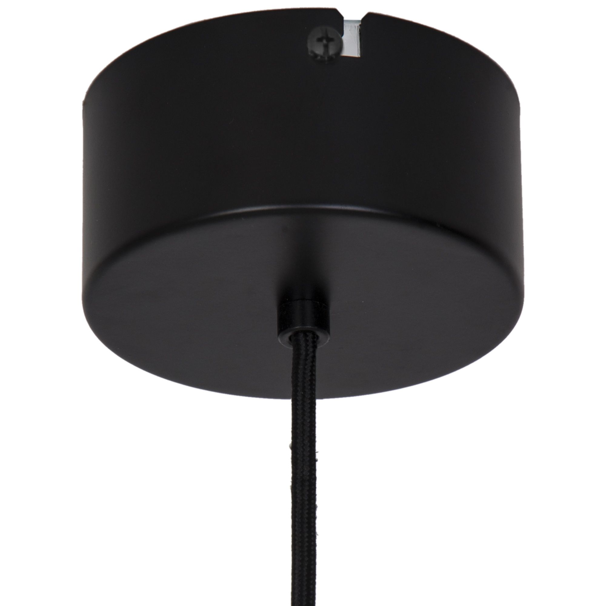 GoodHome Hibonit Black Pendant ceiling light, (Dia)450mm