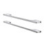 GoodHome Hikide Chrome effect Silver Kitchen cabinets Handle (L)35.2cm, Pack of 2