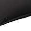 GoodHome Hiva Black Plain Indoor Cushion (L)45cm x (W)45cm