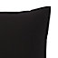 GoodHome Hiva Black Plain Indoor Cushion (L)60cm x (W)60cm