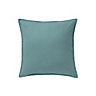 GoodHome Hiva Blue green Plain Indoor Cushion (L)45cm x (W)45cm