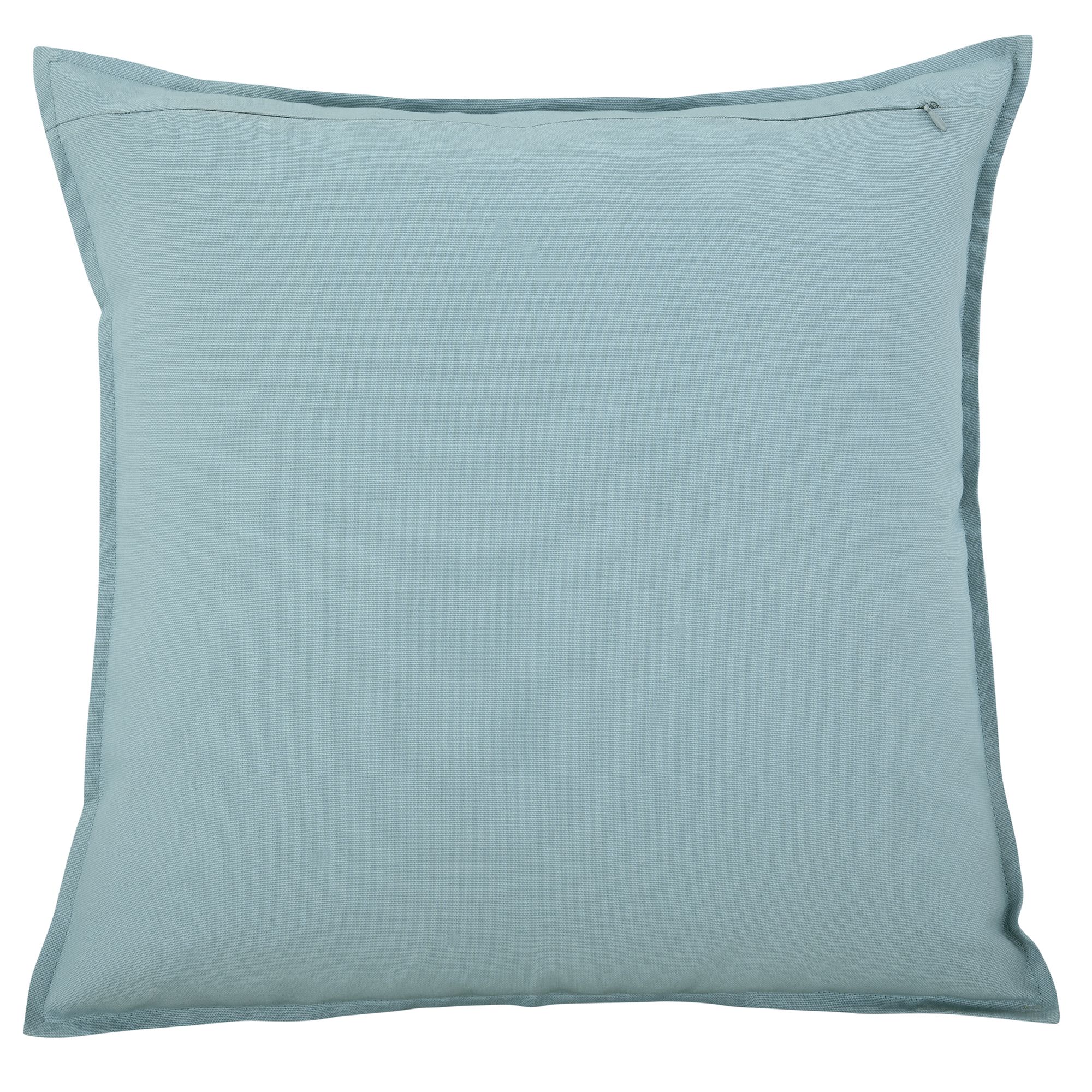GoodHome Hiva Blue Indoor Cushion, (L)45cm x (W)45cm