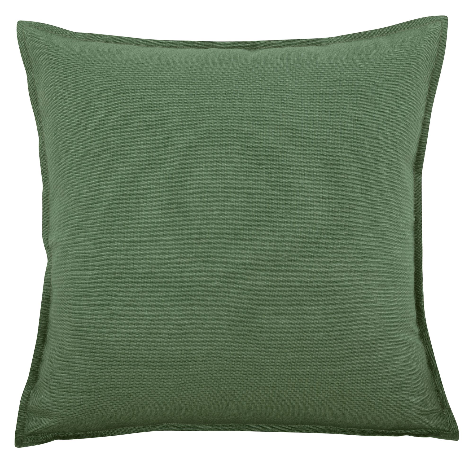 GoodHome Hiva Green Plain Indoor Cushion (L)60cm x (W)60cm