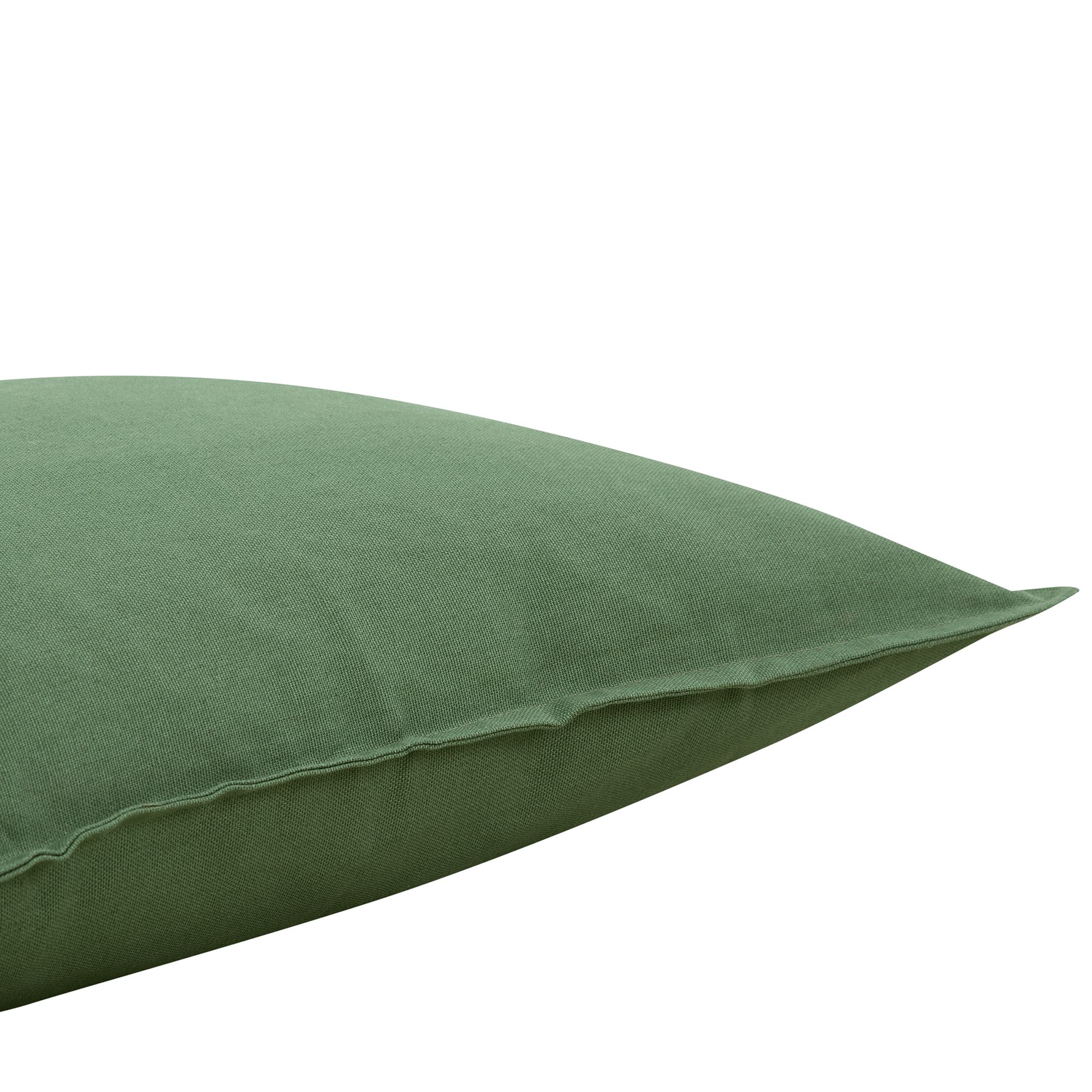 GoodHome Hiva Green Plain Indoor Cushion (L)60cm x (W)60cm