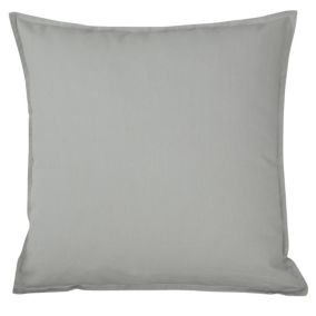 GoodHome Hiva Grey Plain Indoor Cushion (L)60cm x (W)60cm