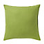 GoodHome Hiva Plain Green Cushion (L)60cm x (W)60cm