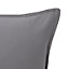 GoodHome Hiva Plain Grey Cushion (L)45cm x (W)45cm