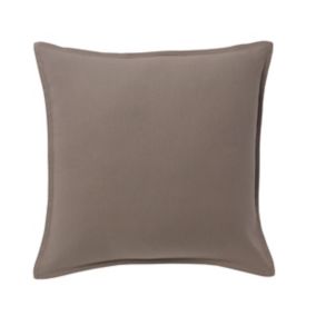 GoodHome Hiva Plain Light brown Cushion (L)45cm x (W)45cm