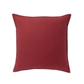 GoodHome Hiva Plain Red Cushion (L)45cm x (W)45cm