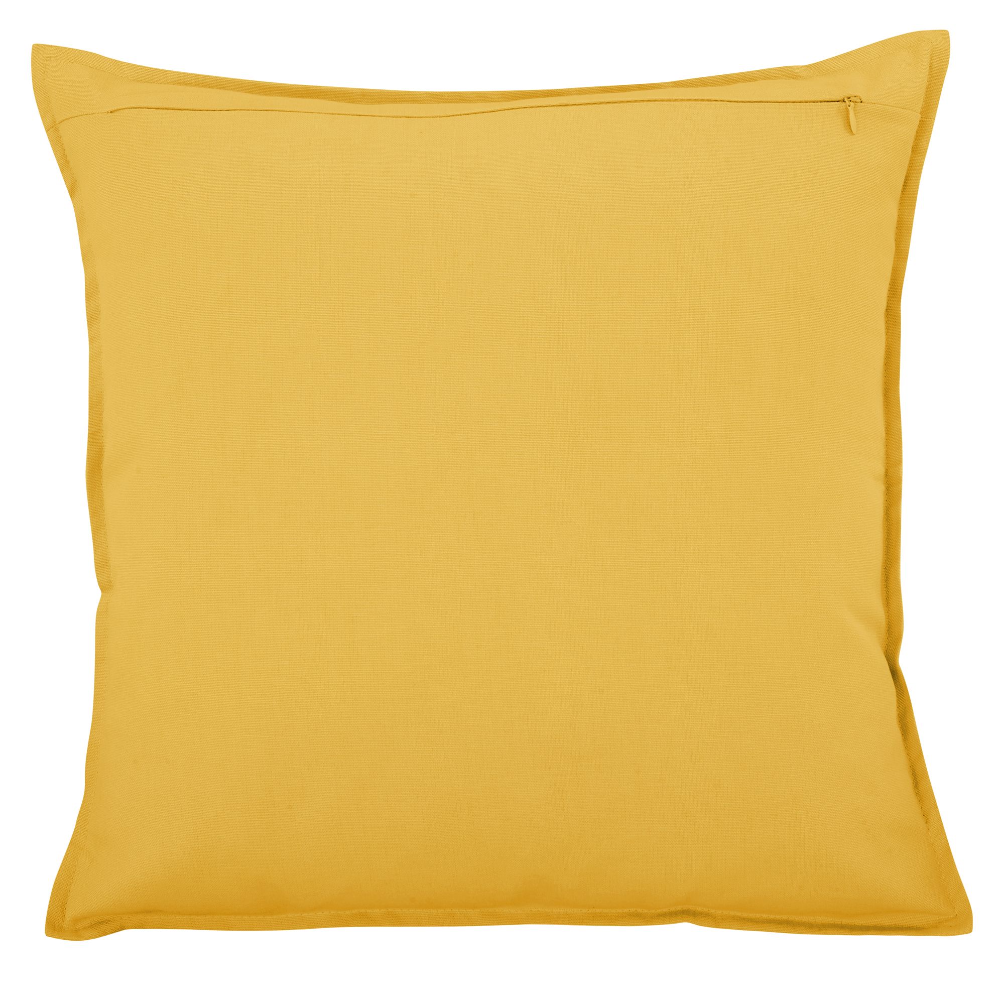 GoodHome Hiva Yellow Indoor Cushion, (L)45cm x (W)45cm