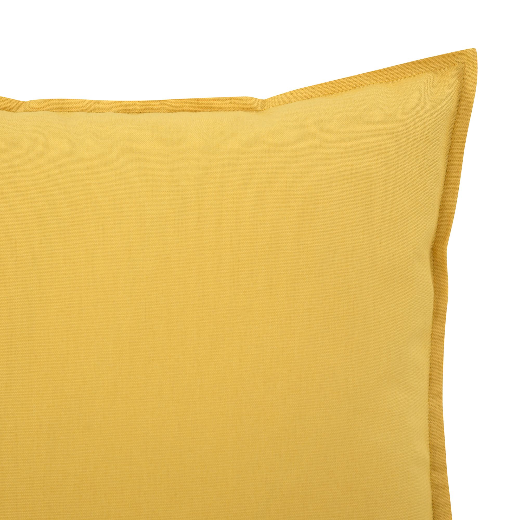 GoodHome Hiva Yellow Indoor Cushion, (L)45cm x (W)45cm