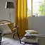 GoodHome Hiva Yellow Plain Indoor Cushion (L)45cm x (W)45cm