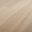 GoodHome Hotham Whitewashed Oak Real wood top layer flooring, 1.4m² Set