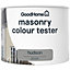 GoodHome Hudson Smooth Matt Masonry paint, 250ml Tester pot