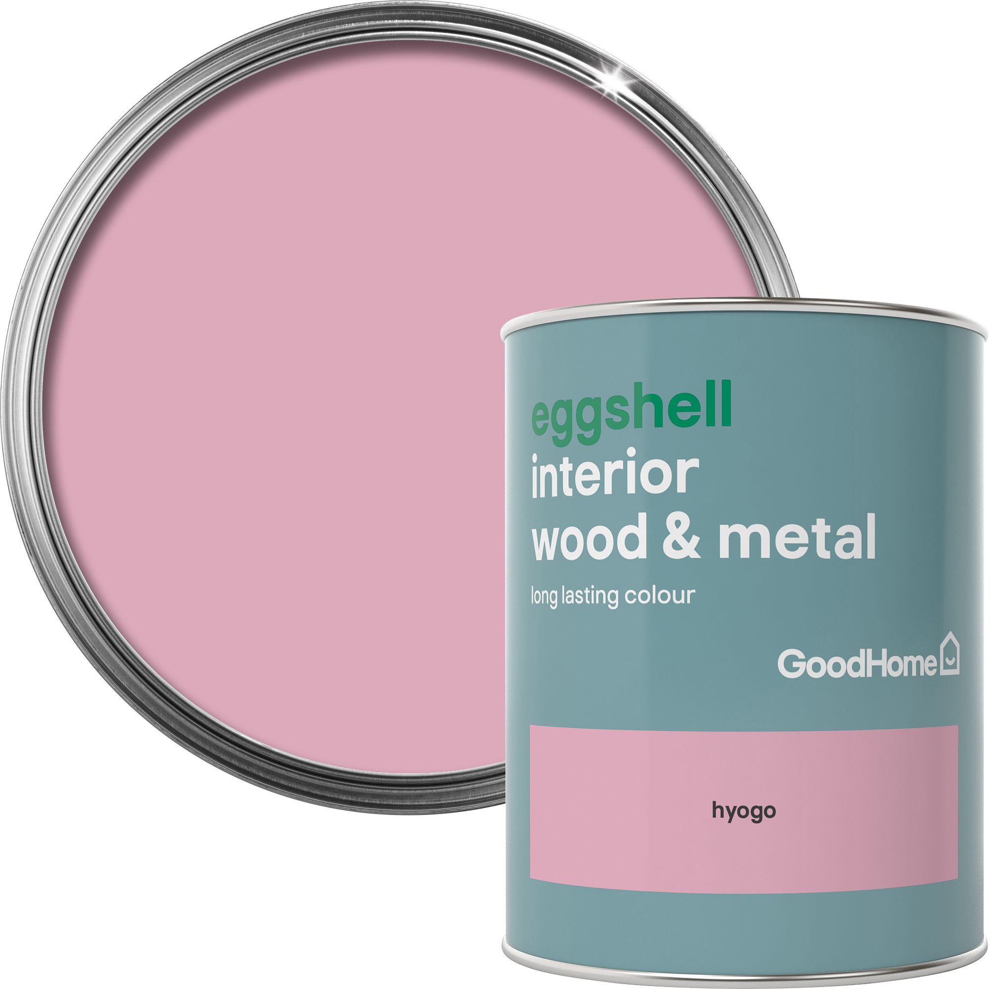 GoodHome Hyogo Eggshell Metal & wood paint, 750ml