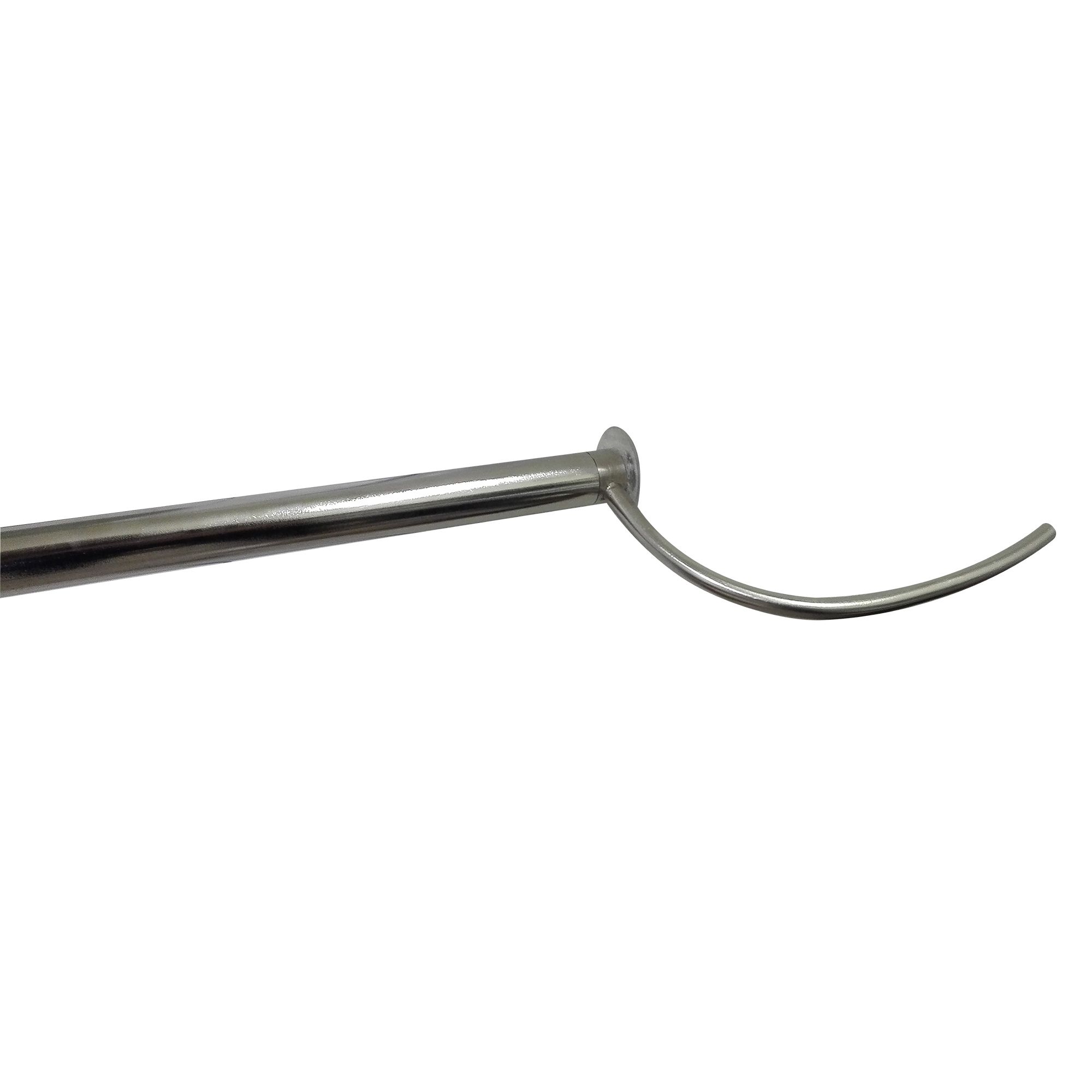 GoodHome Ikaria Grey Brushed nickel effect Metal Roof window Curtain