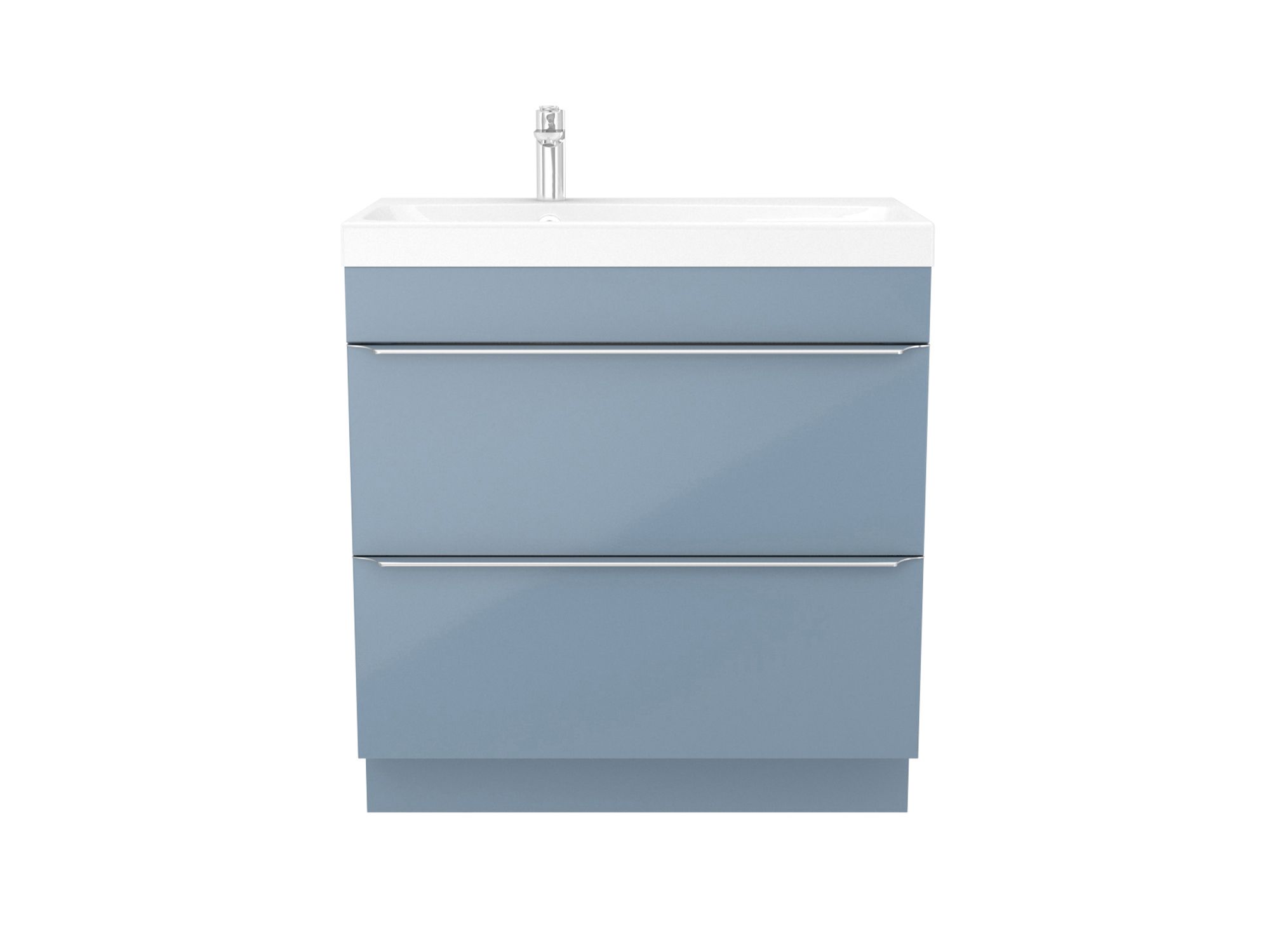 GoodHome Imandra Blue Freestanding Vanity unit & basin set, (W)804mm