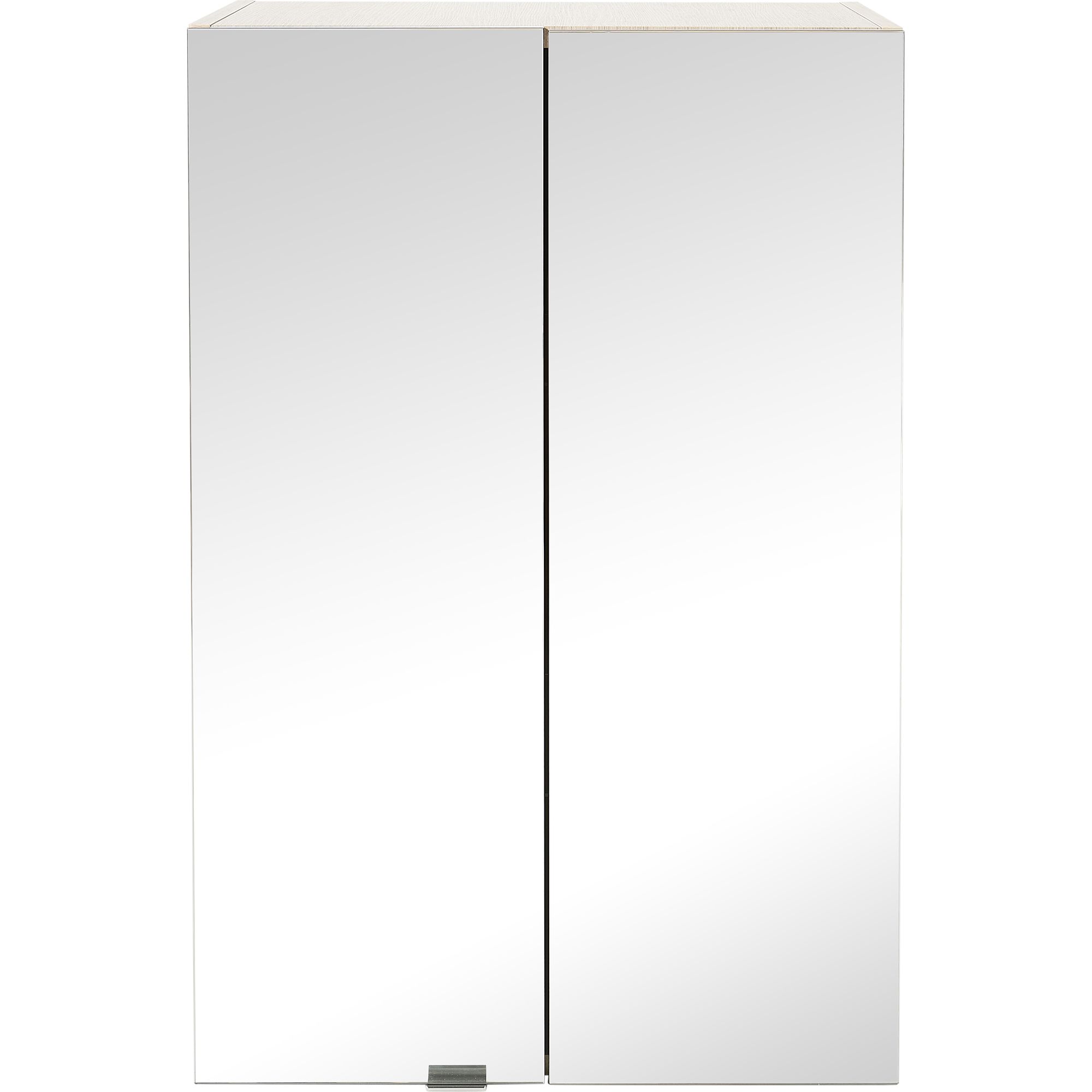 GoodHome Imandra Brown Wall-mounted Mirrored Bathroom Cabinet (W)600mm (H)900mm