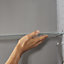 GoodHome Imandra Clear Wall-mounted Bathroom Shelf (D)11cm (L)75.8cm