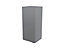 GoodHome Imandra Deep Gloss Grey Single Bathroom Wall cabinet (H)90cm (W)40cm