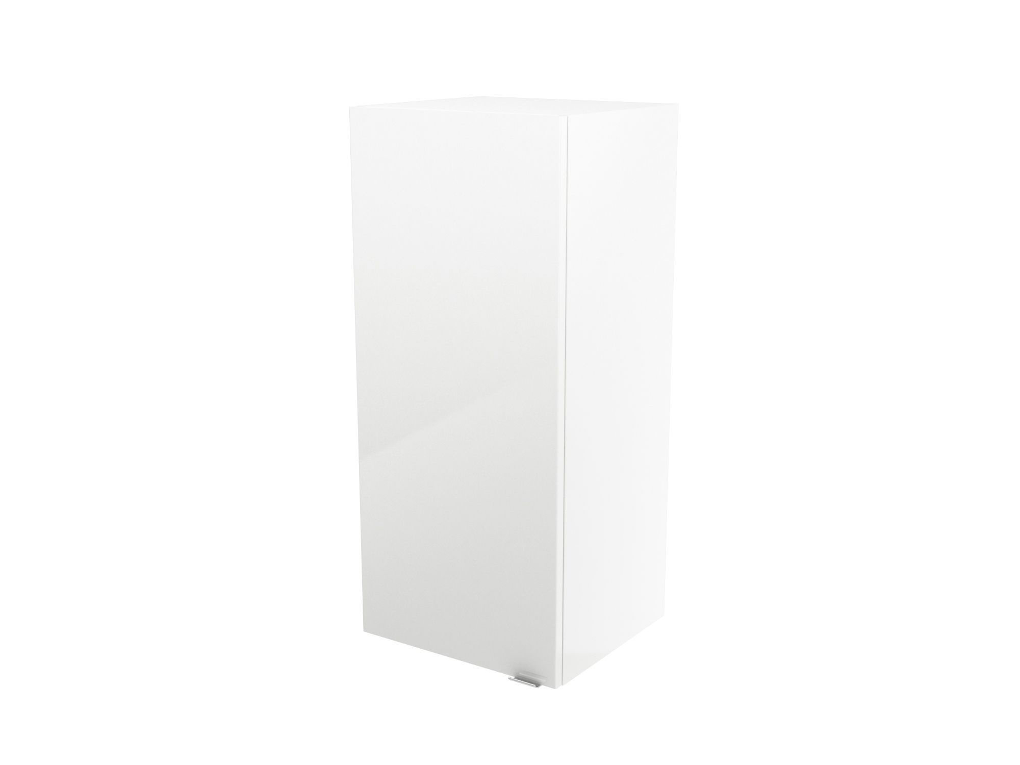 GoodHome Imandra Deep Gloss White Single Bathroom Wall cabinet (H)90cm (W)40cm