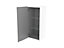 GoodHome Imandra Deep Gloss White Single Bathroom Wall cabinet (H)90cm (W)40cm