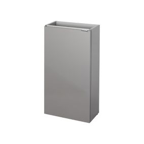 GoodHome Imandra Gloss Anthracite Single Freestanding Bathroom Cloakroom unit (H) 790mm (W) 43.6mm