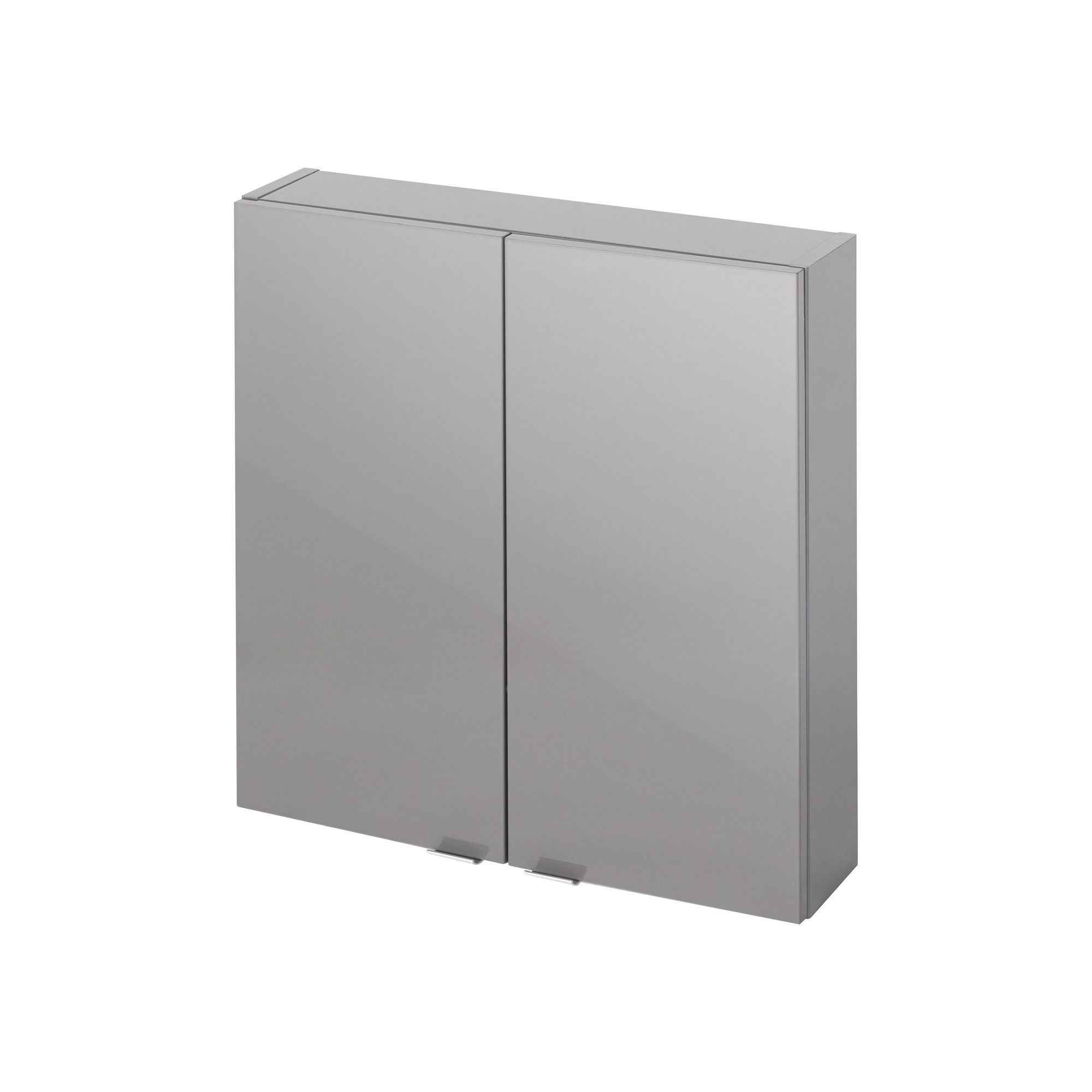 GoodHome Imandra Gloss Anthracite Wall-mounted Bathroom Cabinet (W)60mm ...