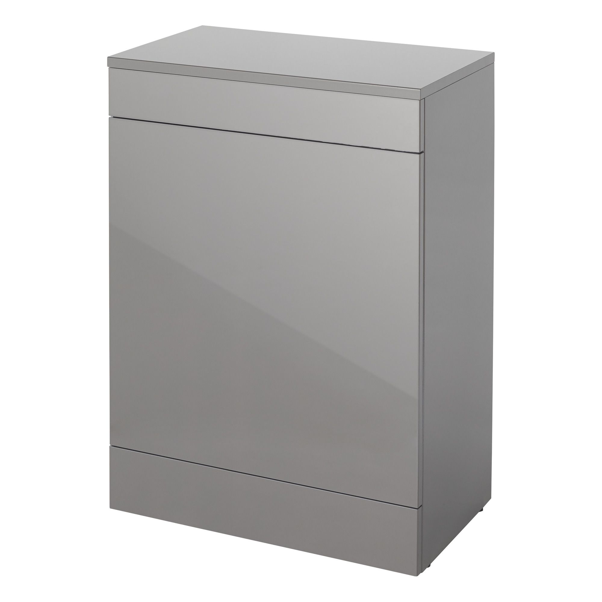 GoodHome Imandra Gloss Anthracite Wallmounted Bathroom Toilet