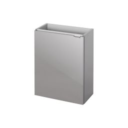 GoodHome Imandra Gloss Anthracite Wall-mounted Bathroom Vanity Cabinet (W)436mm (H)550mm