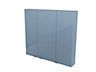 GoodHome Imandra Gloss Blue Wall Cabinet (W)1000mm (H)900mm
