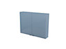 GoodHome Imandra Gloss Blue Wall Cabinet (W)800mm (H)600mm