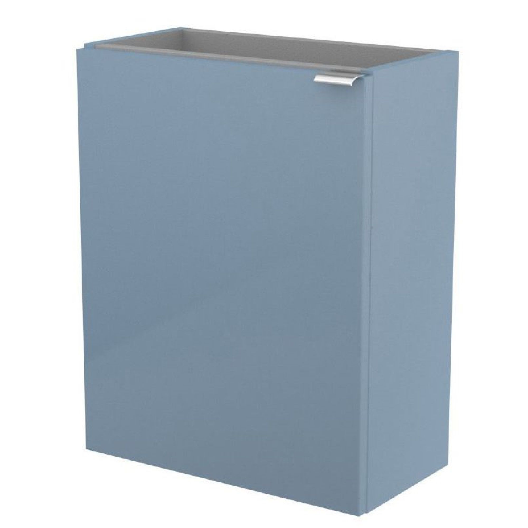 GoodHome Imandra Gloss Blue & white Wall-mounted Vanity unit & basin set (H)550mm