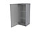 GoodHome Imandra Gloss Grey Wall-mounted Deep Mirrored Bathroom Cabinet (W)400mm (H)900mm