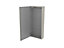 GoodHome Imandra Gloss Taupe Single Wall Cabinet (W)400mm (H)900mm