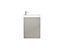 GoodHome Imandra Gloss Taupe Single Wall-mounted Vanity unit (H) 550mm (W) 43.6mm