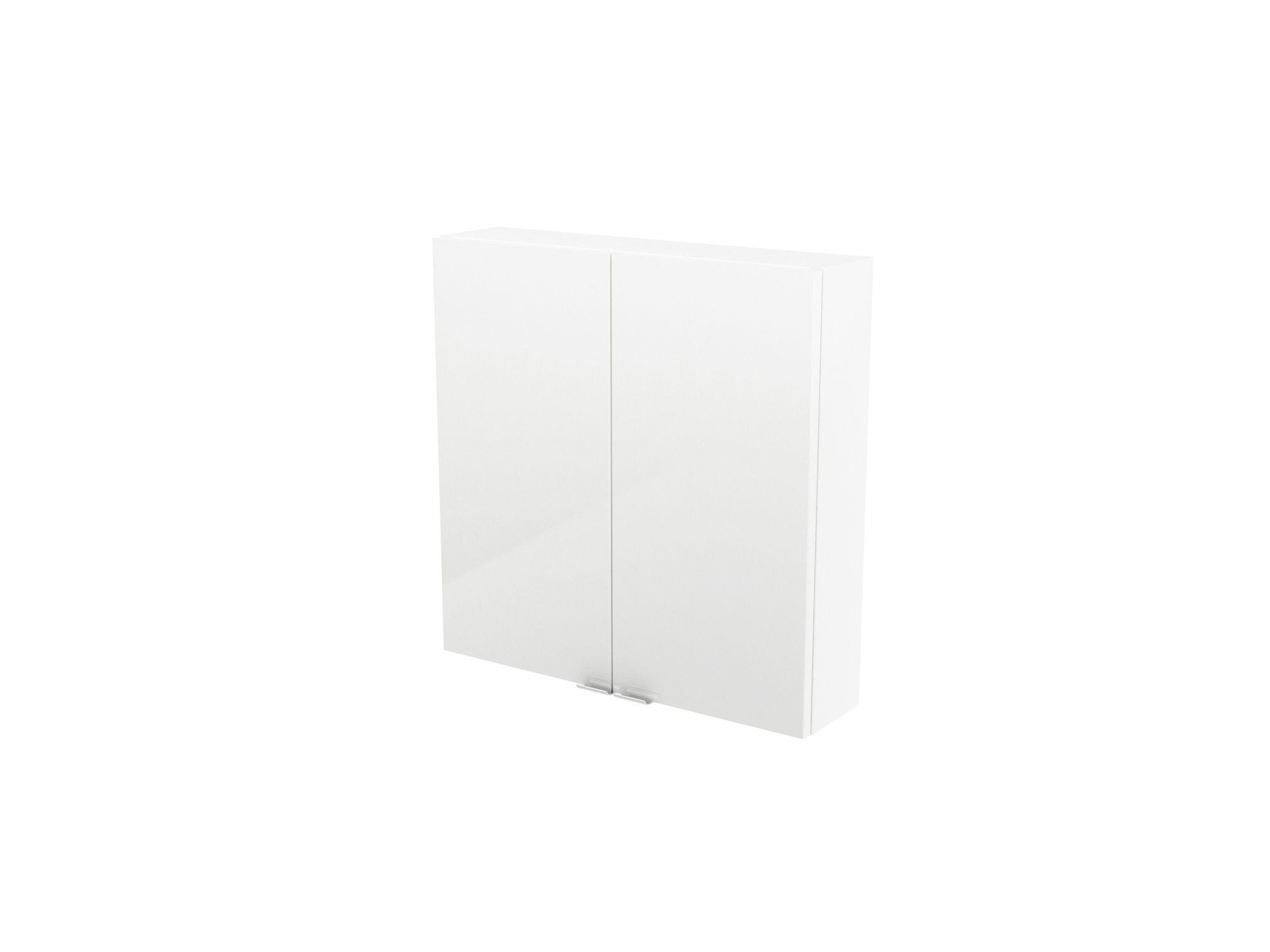 GoodHome Imandra Gloss White Double Bathroom Wall cabinet (H)60cm (W ...