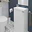 GoodHome Imandra Gloss White Single Freestanding Bathroom Cloakroom unit (H) 790mm (W) 440mm