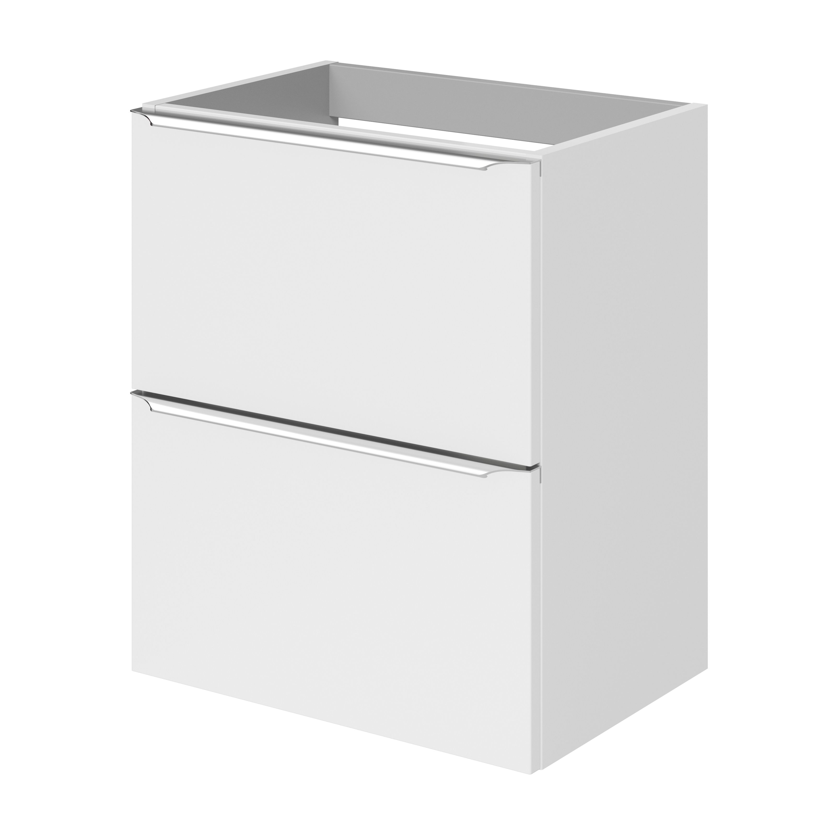 GoodHome Imandra Gloss White Slimline Vanity unit (W)500mm | DIY at B&Q