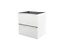 GoodHome Imandra Gloss White Vanity & basin Cabinet (W)600mm (H)600mm