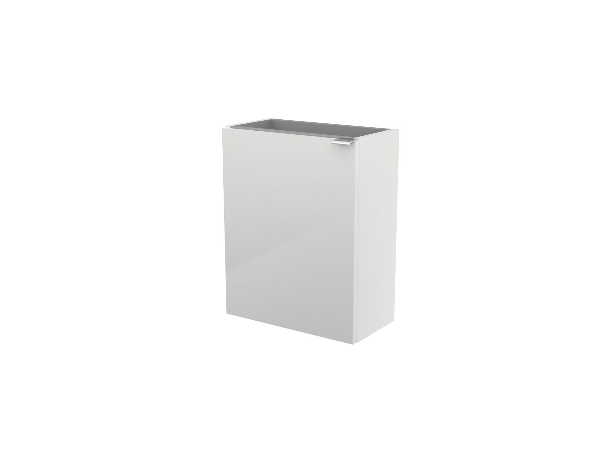 GoodHome Imandra Gloss White Wall-mounted Bathroom Basin Cloakroom Unit ...