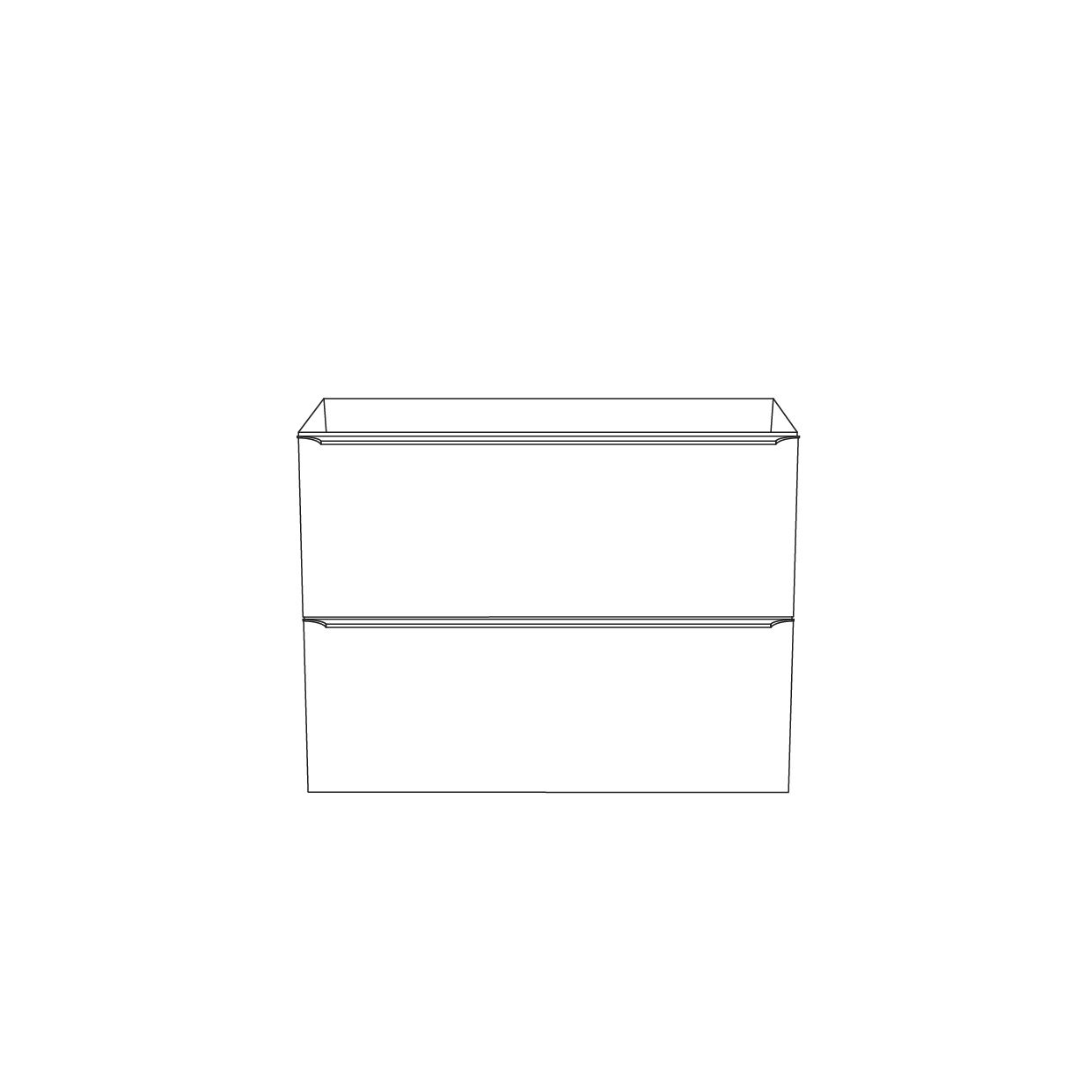 GoodHome Imandra Grey Wall-mounted Vanity unit & basin set - Includes Lana basin (W)804mm